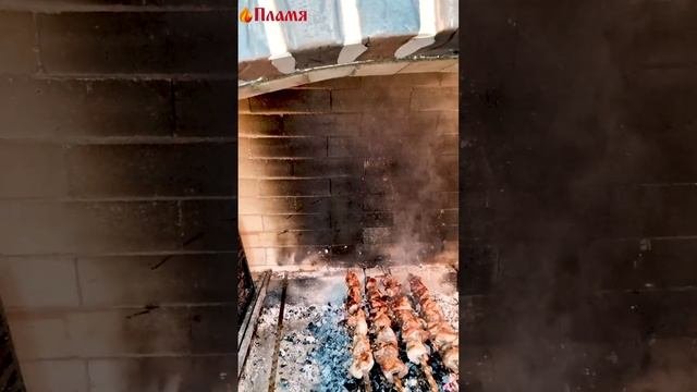 шашлычок на даче у печника#shorts