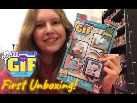 OH MY GIF 3 Bit Pack Unboxing - Animated Collectible Toy Figures - Catly & Smoochy смотреть онлайн