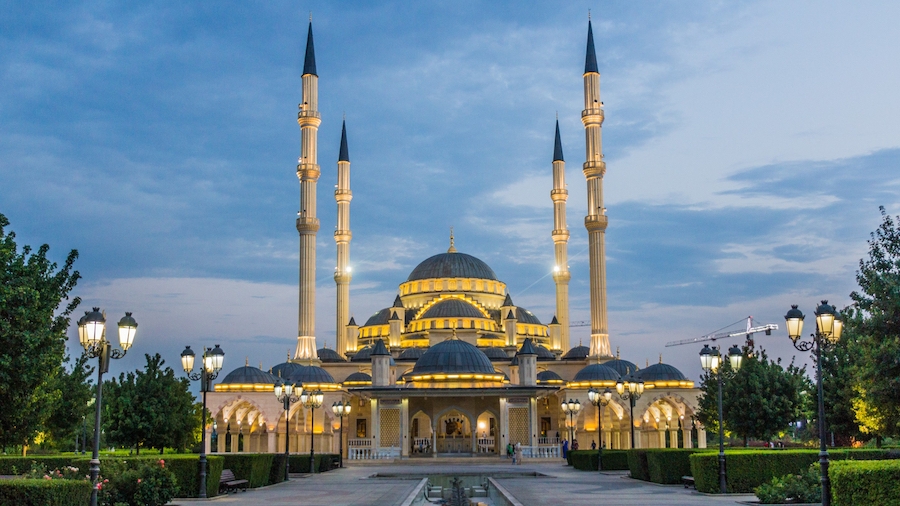 🇷🇺 ЧЕЧНЯ  г. ГРОЗНЫЙ 🕌 мечеть СЕРДЦЕ ЧЕЧНИ 🕌 🇷🇺