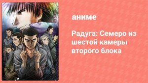 Радуга: Семеро из шестой камеры второго блока 22 серия (аниме-сериал, 2010)