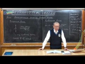 11 класс. Урок 370. Механические волны. Математическое описание бегущей волны.