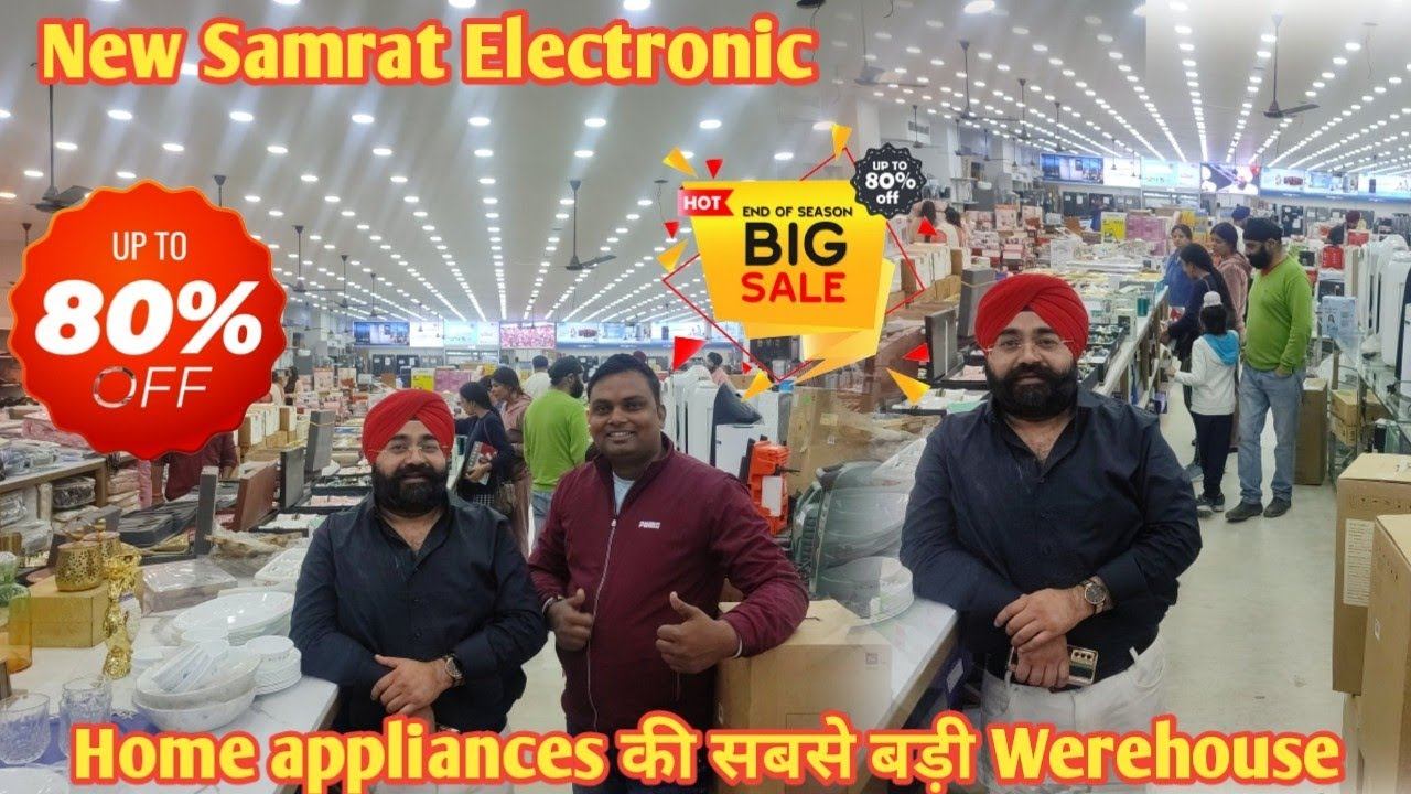 AC, Fridge, 4k LED Tv 85 ℅ Off Home Appliances Smart Home Electronic New Samrat Electronics