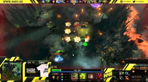 NaVI Dendi Pudge + Commentary Денди пудж + комментарии