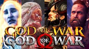 GOD OF WAR Saga - All Final Boss Fights & Endings 2005-2018 (all 7 games)