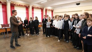 Выставка в школе №133 Красногвардейского р-на