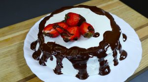 Диетический лимонно-яблочный торт! Сочный бисквит! Без сахара и масла! Вкусный десерт.