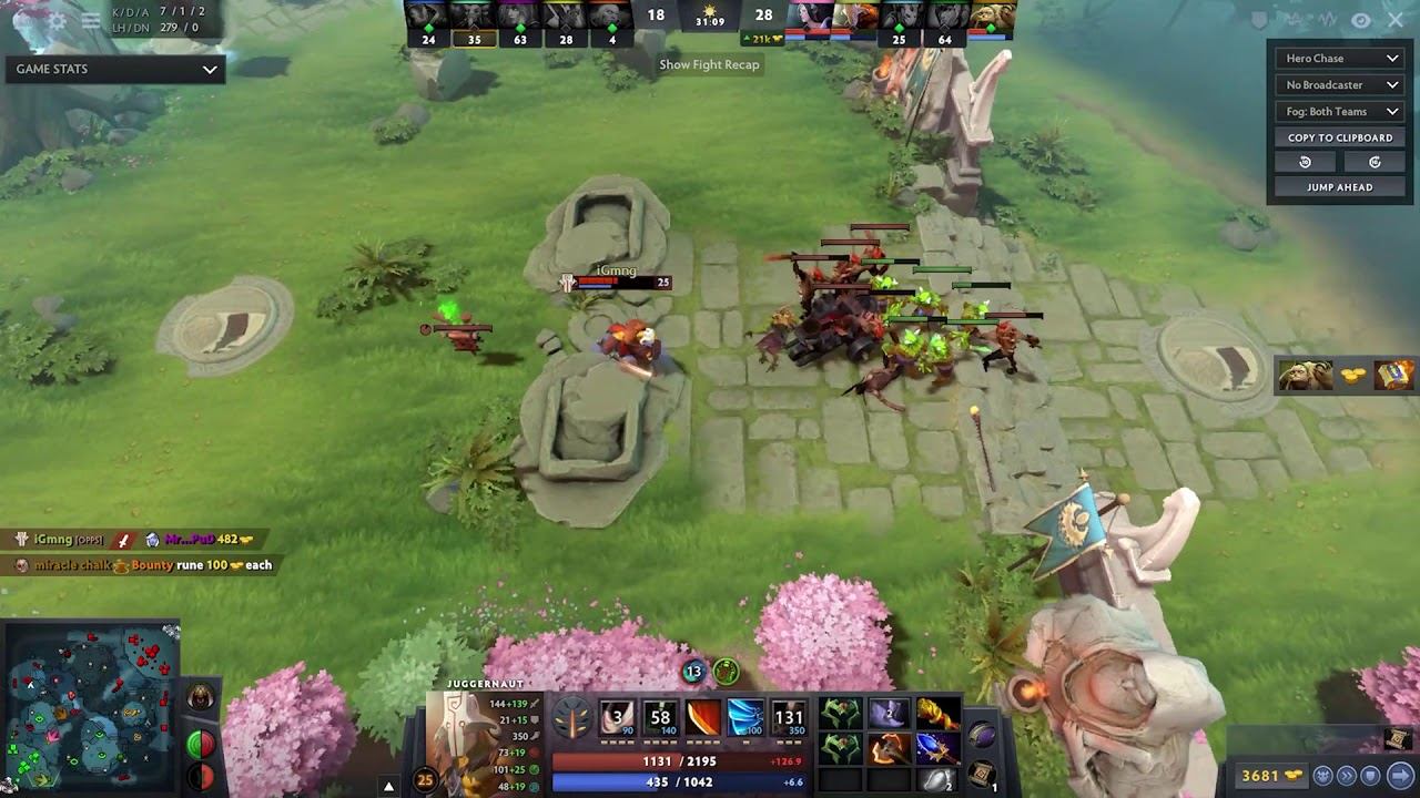 Dota 2 Rampage Juggernaut 1 vs 5 !!! Ranked (part 1) смотреть онлайн