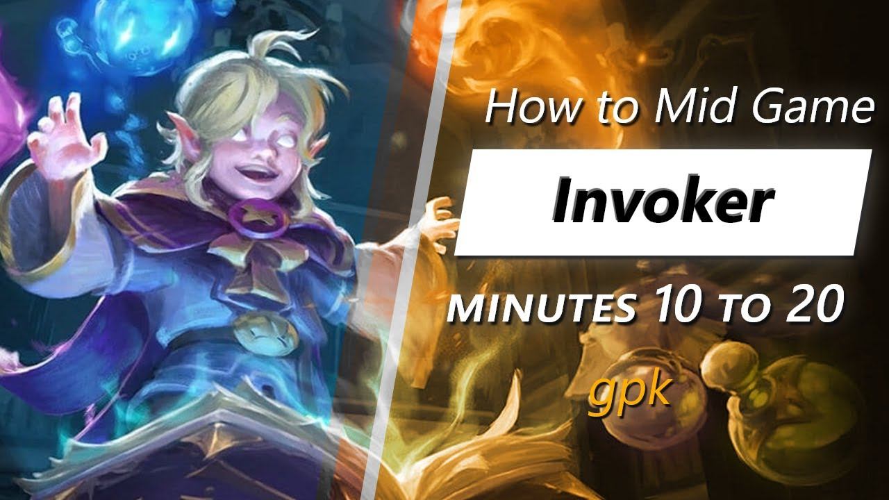 gpk mid game Invoker | Minute 10 to 20