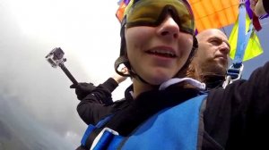 Прыжок с парашютом в тандеме. Новонежино 2015