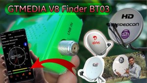 GTMEDIA V8 Finder Meter BT03 Digital Satellite Finder Meter Usage