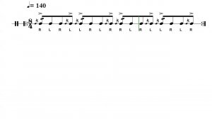 Rudiment: Alternated Cheese Pataflafla