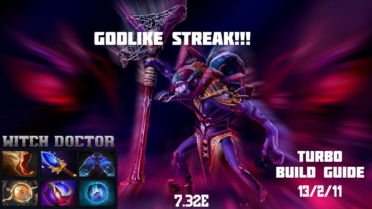 Wicked Witch Doctor Plays: Dota 2 Turbo Gameplay - Godlike Streak!! - 7.34e Build guide - Hero Chas смотреть онлайн