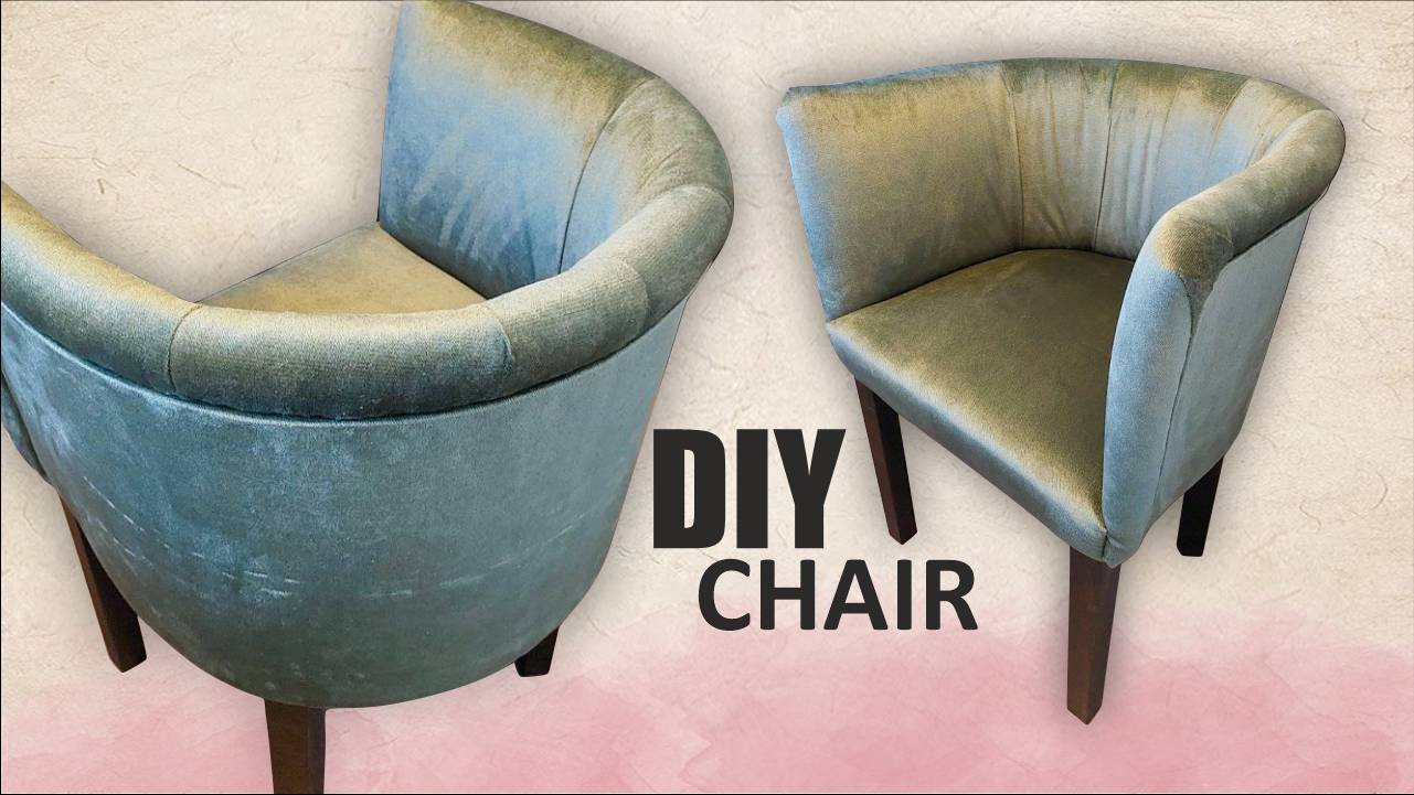 Мягкий стул из гнутоклееной фанеры в процессе работы DIY chair мебель своими руками смотреть онлайн