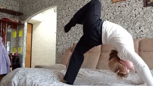 как встать в мостик за 4 минуты❤️