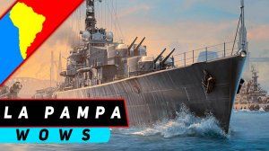 ЭСМИНЕЦ LA PAMPA! МОЖЕТ СКИНУТЬ 30 ТОРПЕД! WORLD OF WARSHIPS