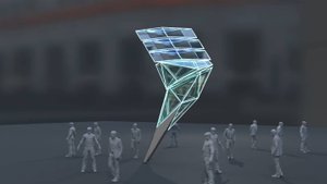 Полная презентация кинетической скульптуры «КЕНСЁ» с доп. возможностями (видео 4К)