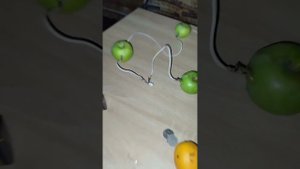 батарейка из фруктов