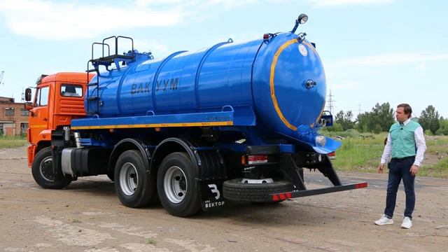 Ассенизаторская машина МВ-12 КАМАЗ-65115 для Русбизнесавто