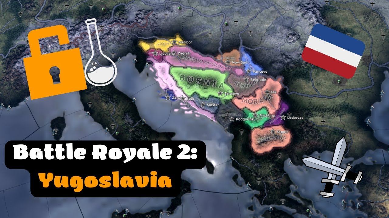 Battle Royale Season 2: Yugoslavia - Hoi4 Timelapse