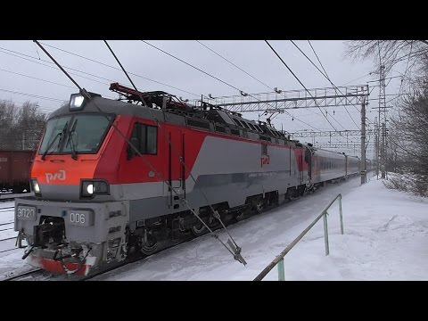 ЭП20 006 с поездом №012м Москва - Анапа смотреть онлайн