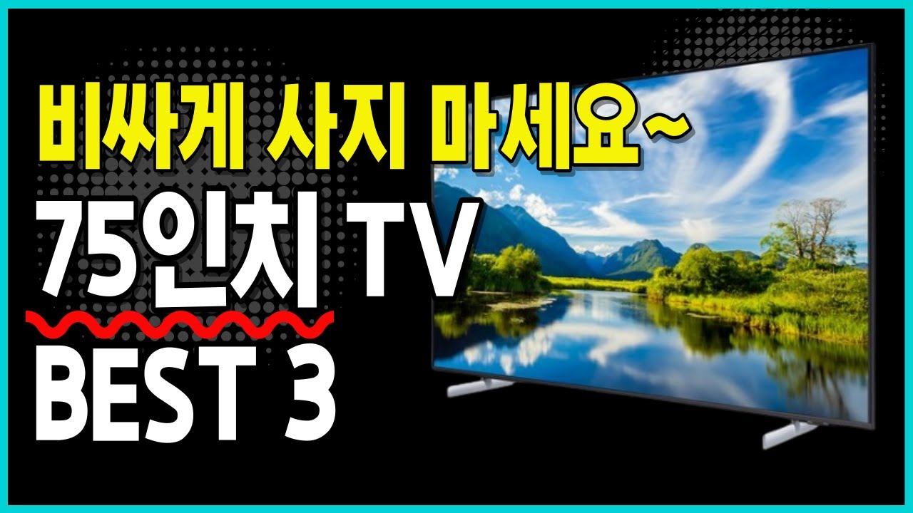 2024 TV 구매 전 꼭 봐야할 영상! 75인치 TV 추천 TOP3