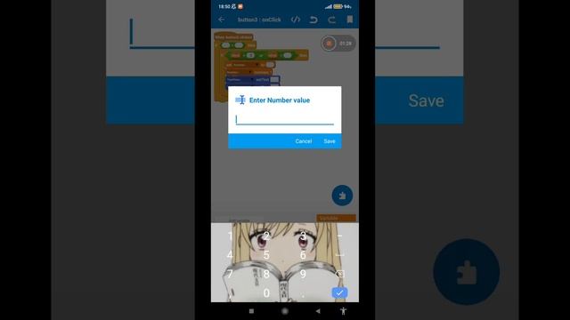 1/2 Система уровней в кликере (Sketchware | код )