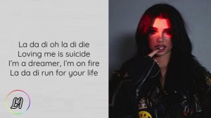 La di die by Nessa Barrett ft. Jxdn lyrics