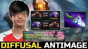 DIFFUSAL ANTIMAGE 7.31 IN RANK - TOP 1 23SAVAGE DOTA 2