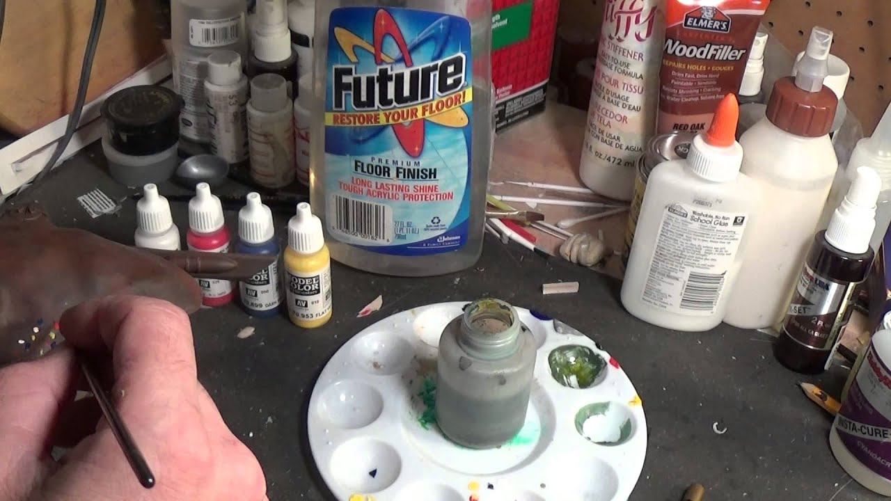 How to do Dot Filter Weatering with acrylics смотреть онлайн