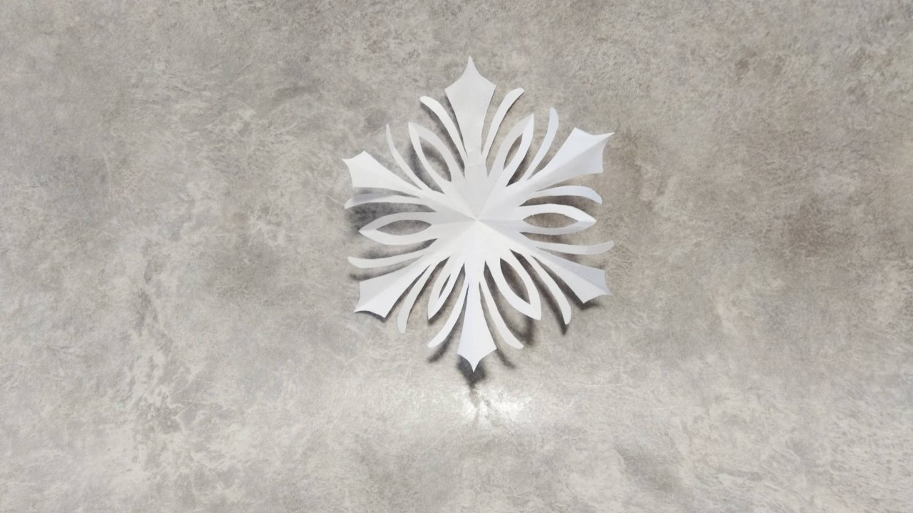 Бумажная снежинка смотреть онлайн