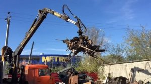 Манипулятор, и что можно найти на приеме металла