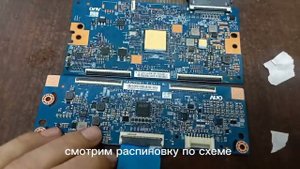 SONY KDL-43W805C переделка t-con