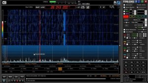 23.11.2024 13:23UTC, [10m, ham], Красивый 'водопадик' во время CW контеста