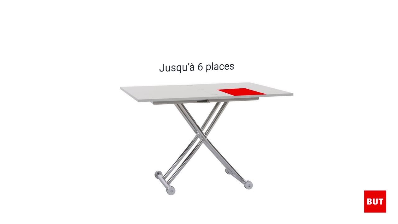 Table up  down Recto 2 blanc - BUT