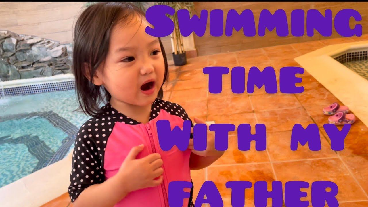 A DAY IN MY LIFE | Swimming Time with my Father | Kid Vlogger | смотреть онлайн