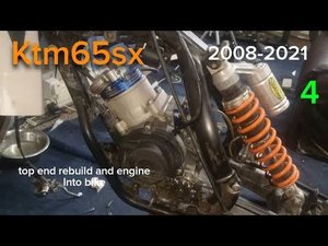 Ktm65sx top end rebuild/ how to set the timing with the decking tool/tc 65cc/ gas gas 65 /2008-2021