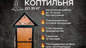Коптильня горячего и холодного копчения 35 кг