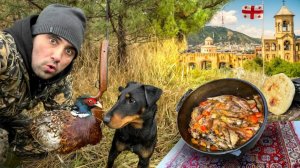 Охота с Тони на фазана. Фазан по Грузински