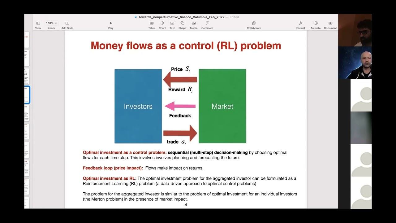 Towards Non-Perturbative Finance: Insights from Reinforcement Learning and Quantum Physics