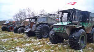 Все типы колесных вездеходов в жестком замесе! Шерп, каракат, квадрик и переломка!