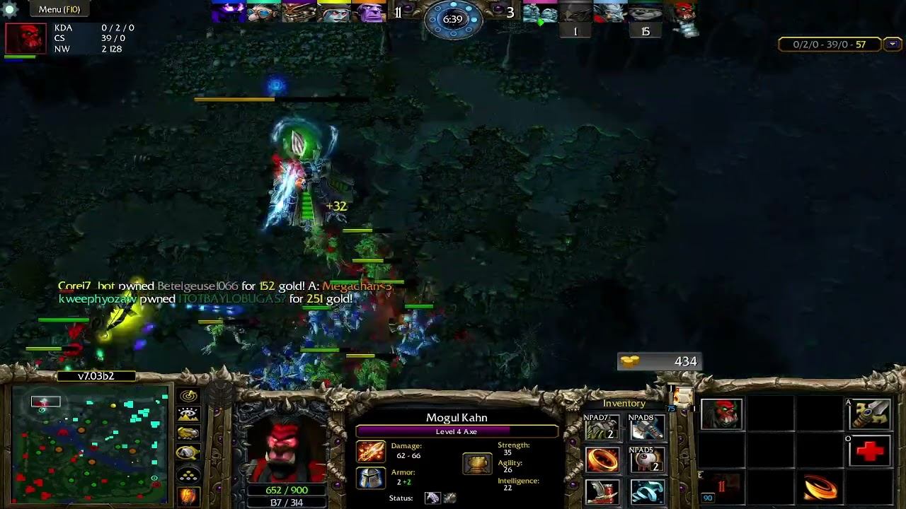 Dota 1 - map7.03b2: Team có carry bad và cái kết смотреть онлайн