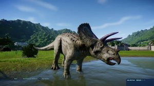 Jurassic World Evolution: Albertosaurus vs Torosaurus (Base Genome)