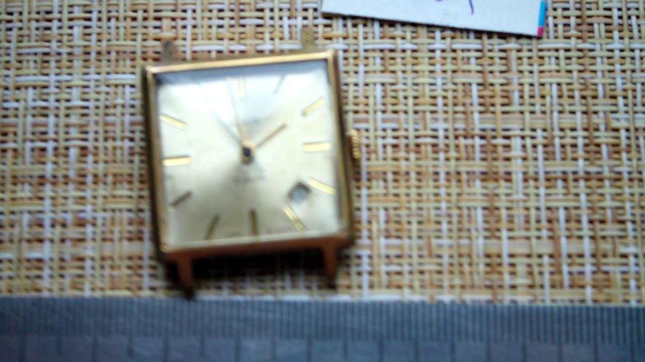 Часы Слава квадратные позолота. Лот 00451 смотреть онлайн