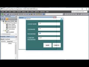 EXCEL VBA USERFORM Part 0 2 SIGNUP
