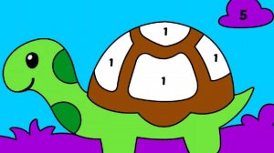 Раскрашиваем картинки по номерам вместе с Лукасом | Развивающий мультик для малышей