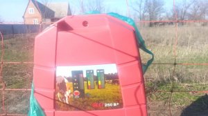 Работа электропастуха Olli