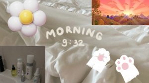 morning routine🎀💗/утренняя рутина🎀💗