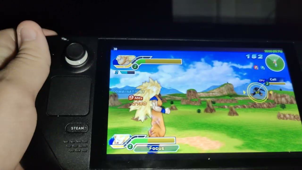 dbz tagteam PSP gameplay on steamdeck #ppsspp #psp #steamdeck #retro #dragonballz #dragonball
