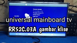 Rakit Tv Digital dari Lcd Laptop tapi  Gambar Cemong  ‼️ Service Mode Klise - RR52C.03A