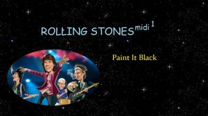 ROLLING STONES | Paint In Black | Окрашу в чёрный цвет | 1966 | midi 1.